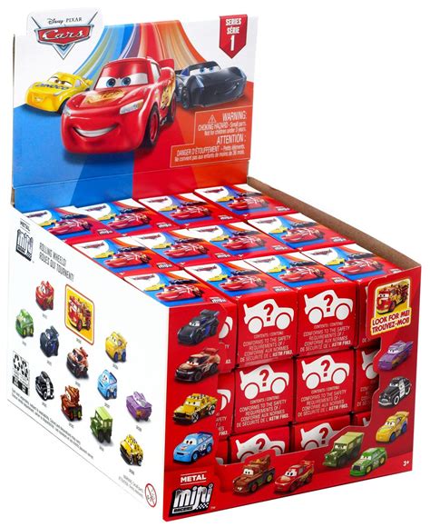 Disney Metal Mini Racers Series 1 Mystery Box (36 